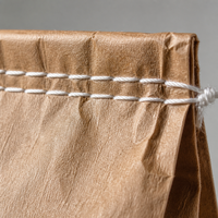 Bolsas de Papel Kraft Marrón Biodegradables Personalizadas para Empacar Cereales y Harina de Arroz con Ventana