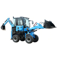LANDWARD Mini-chargeuse-pelleteuse compacte 4x4 économique, Tracteur compact, Mini-chargeuse-pelleteuse d'excavation de Chine