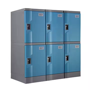 Casier scolaire moderne multi-portes en plastique ABS pour employés, enfants, gymnases et écoles, avec compartiments à clé - Product Image 3