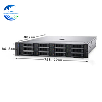 Serveur en rack PowerEdge R760 2U avec processeur Intel Xeon 16 Go de mémoire et disque dur SATA en stock!