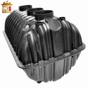 Biyo küçük boyutu 0.6-2.5 CBM tuvalet kanalizasyon arıtma PE + PP malzeme üç izgaralar plastik septik Tank - Product Image 1