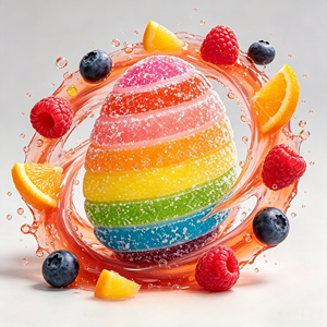Œuf Surprise Gommeux Personnalisé avec Logo OEM, Gelée de Fruits avec Petits Jouets, Certifié Halal, Snacks Nouveauté, <span class=keywords><strong>Prix</strong></span> Usine - Product Image 1