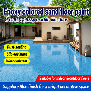 <span class=keywords><strong>Peinture</strong></span> époxy pour sols en béton, <span class=keywords><strong>peinture</strong></span> époxy pour sols en sable coloré, revêtement à séchage rapide, résistant aux taches - Product Image 1