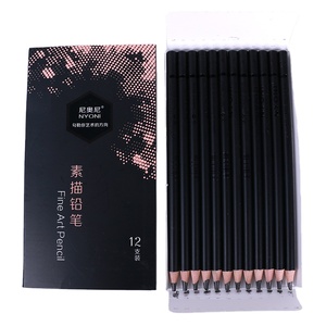 NYONI Bút Chì Nghệ Thuật Màu Đen Graphite Vẽ Phác Thảo 2H HB 2B 4B 6B 8B 14B Phác Thảo Bút Chì Nghệ Thuật Set Than Chì - Product Image 6