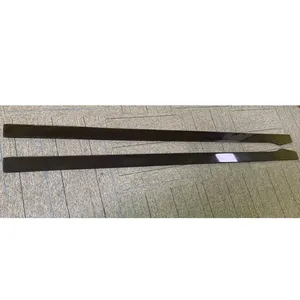 Splitter de jupe d'extension de pare-chocs latéral en fibre de carbone pour Benz C205 W205 S205 C200 C220 C300 C43 C63 AMG 2015 - <span class=keywords><strong>2022</strong></span> - Product Image 2