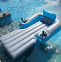 Transat gonflable motorisé en PVC premium, pliable, flotteur électrique pour la famille et les loisirs en plein air