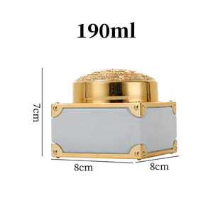Grand pot à épices de luxe européen avec couvercle, style Moyen-Orient, or arabe, <span class=keywords><strong>compote</strong></span> de rangement pour épices - Product Image 1