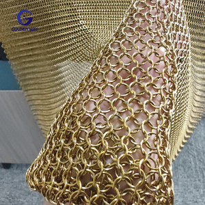 Rete decorativa ad anello saldato 316 in acciaio inox foglio di maglia per tenda Hotel cappa di maglia - Product Image 2