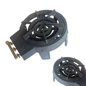 पोर्टेबल मिनी उच्च दबाव गैस बर्नर कास्ट आयरन आउटडोर कैंपिंग वॉक स्टोव घरेलू खाना पकाने के लिए इग्निशन स्विच के साथ - Product Image 2