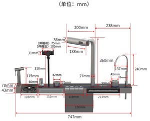 <span class=keywords><strong>Tko</strong></span> hiện đại đa chức năng bồn rửa nhà bếp thép không gỉ sâu bồn rửa nhà bếp với lọc Piano Key 304 thép không gỉ Bồn Rửa Nhà Bếp - Product Image 3