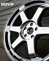 Rines EVOR Forjados de Aleación Personalizados de Lujo Cromados para Autos de Carreras 5X112 de 15 a 26 Pulgadas, 5X114.3 5x127 para Chevy Nismo BMW