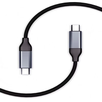 Harga Grosir Kabel Pengisian Cepat 1M Usb C ke Type C 3A untuk Ponsel Multimedia Komputer dengan Aluminium Nylon Tembaga Berlapis Timah.