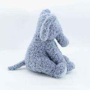 Jouet en peluche pour accompagner le sommeil - Éléphant en peluche bleu gris réconfortant pour les enfants - Product Image 4