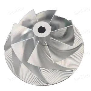 Turbine en alliage de titane usiné CNC pour moteurs Turbofan Produit d'électroérosion à fil en acier inoxydable - Product Image 1
