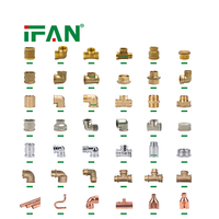 IFAN - Matériaux de plomberie à prix commercial - Raccords en laiton - Qualité garantie - Raccords de tuyauterie en laiton 3/8''-2''