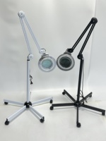 Lampe de table LED avec loupe, outil d'extension de cils, en métal et plastique, lampe grossissante professionnelle