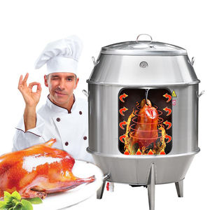 Forno Elettrico Commerciale in Acciaio <span class=keywords><strong>per</strong></span> Arrostire Carne 90CM, Doppia Funzione Gas e Carbone, <span class=keywords><strong>per</strong></span> Arrostire Anatra e Oca, Utilizzato <span class=keywords><strong>per</strong></span> Panetteria e Pizza - Product Image 1