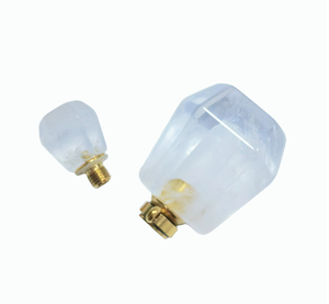 Collier pendentif en cristal de quartz transparent rechargeable, flacon de parfum, breloque en pierre précieuse, vente en gros OEM direct usine - Product Image 4