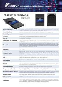 Téléphone <span class=keywords><strong>IP</strong></span> KNPA800 SIP 2.0 à écran tactile, nouvelle génération de téléphone de bureau avec système de sonorisation, système Consolo TEL pour produits VoIP - Product Image 4