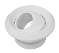 Diffuseur d'air sphérique en aluminium pour système CVC, design industriel moderne pour entrepôt et salon