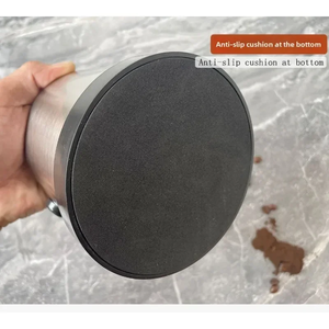 Boîte à café en acier inoxydable pour expresso, avec anneau en caoutchouc et bac biseauté, pour café non moulu - Vente en gros - Product Image 2