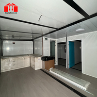 Casa Contenedor Prefabricada Moderna de Lujo, Móvil, de 40 pies/20 pies, 3 Dormitorios, Expandible, Plegable, Impermeable y Resistente al Viento, Diseño Personalizado, Venta al Por Mayor