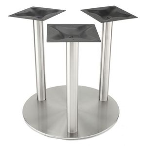 WEKIS Custom 201 304 Stainless Steel Portable Furniture <b>Table</b> <b>Adjustable</b> Round Trumpet Marble Coffee Dining Pedestal <b>Table</b> Base - Product Image 1