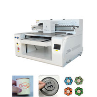 Printer Inkjet UV 6050 LED Flatbed Paling Populer untuk Akrilik Kayu Kaca Logam Kulit Flex Egg-Full-Automatic Kecepatan Tinggi