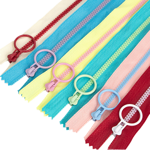 ซิปพลาสติกแบบปิดปลาย ผลิตจากเรซิน เป็นมิตรกับสิ่งแวดล้อม แบบล็อคอัตโนมัติ ขายส่ง 5 ชิ้น #   สีลูกกวาดขนาด 15-35 ซม. สำหรับกระเป๋า เสื้อผ้า และรองเท้า (ใช้สำหรับงานตัดเย็บ) - Product Image 4