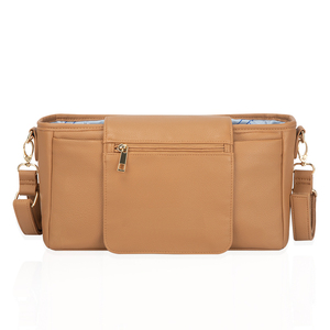 Bolsa de Almacenamiento de Pañales para Bebé de Gran Capacidad, de Cuero PU, Bolsa para Cochecito, Fácil de Instalar, Portátil y Conveniente para Exteriores - Product Image 6