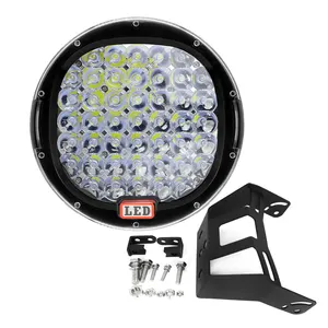 Car Accessories 225w Faros Led Para Autos Round 9inch Car Led Headlight Work Light For Wranglers JK JL Jeeps Truck Offroad 12v