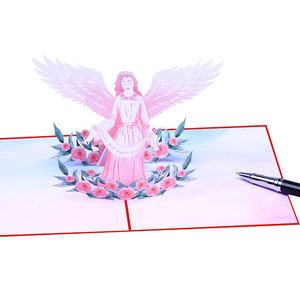 Pop 3D Spirituel 3D Baptême Spirituel Sainte Communion Carte de Confirmation Prier Anniversaire Sympathie Récupération de Noël Get Well - Product Image 4