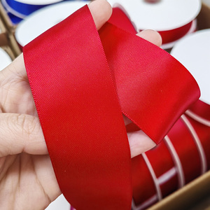 Vente en gros de rubans de satin 100% polyester 4cm 100yard rouleau de ruban mélange de couleurs sangle décoration cadeau rubans de noël - Product Image 2