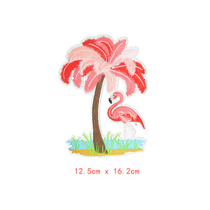 Parche Bordado Termoadhesivo de Flamenco Rosa para Ropa y Bolsos, Gran Venta - Product Image 4