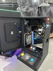 Cabinet per Giochi di Abilità con Schermo Touch Curvo da 27 Pollici, Telaio Aperto in Metallo, Personalizzabile dal Produttore - Product Image 5