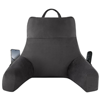 Coussin de lecture pour adultes à utiliser au lit, coussin de soutien dorsal, coussin de dossier en mousse à mémoire de forme avec accoudoirs