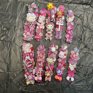 ชุดตกแต่งเล็บปลอมแบบเต็มเล็บลายการ์ตูน 3 มิติ สไตล์คาวาอี้ ทำจากเรซิ่น ABS พร้อมกาว ยี่ห้อ Lunanail 10 ชิ้น สำหรับตกแต่งเล็บ - Product Image 5