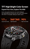 Montre connectée Hot IW07, batterie 1000 mAh, lampe torche LED, appel Bluetooth, suivi du rythme cardiaque et de l'oxygène sanguin (SpO2), suivi du sommeil, logo OEM Android iOS