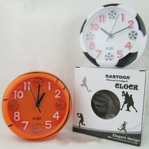 Horloge numérique créative 3D de basket-ball de sport de football, horloge de table d'affichage d'aiguille de motivité de quartz, cadeau pour décor de chambre d'enfants d'étudiants - Product Image 3