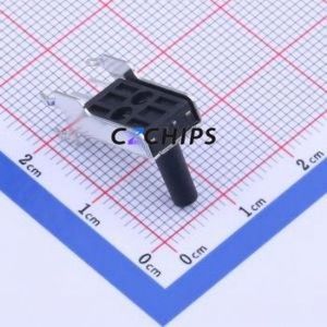 TC-53HF-C-B Tactile Switch Through hole Component (THT) Switch Single Pole Single Throw Round Button 2.6N Right Angle Insert - Product Image 2