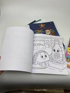 Livres de coloriage personnalisés format A4 A5, papier 120 g/m², impression économique, livre de coloriage Père Noël, livres de coloriage - Product Image 1