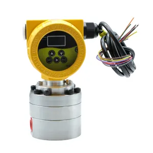 Shanghai GNS Liquid Flow Sensor Water Fuel Flowmeter Hydraulic Oil Micro Oval Gear Flow Meter