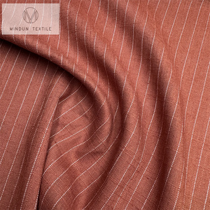 Mindun Prix <span class=keywords><strong>Pas</strong></span> <span class=keywords><strong>Cher</strong></span> Au Mètre Stock <span class=keywords><strong>Lot</strong></span> Lin Viscose Coton Mélange Jacquard Tissu Pour Robe - Product Image 6