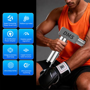 Şarj edilebilir <span class=keywords><strong>DMS</strong></span> derin doku kas stimülatörü cihazı ile fırçasız Motor düşük gürültü titreşim paslanmaz çelik masaj tabancası - Product Image 2