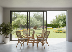 Ensemble de salle à manger en rotin/osier de style jamaïcain, élégant, compact et confortable pour villa, maison, appartement, hôtel, en provenance d'Indonésie - Product Image 2