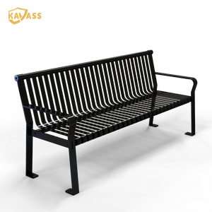 KAVASS Schule verwendet Metall park Modern Outdoor <span class=keywords><strong>Public</strong></span> Moden Design Garten bänke Stuhl möbel zum Verkauf - Product Image 5