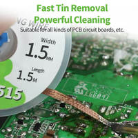 Kabel Penarik Timah Solder HZY BGA Reballing Desoldering Wick Solder Remover Braid Flux Welding Tin Sucker untuk Perbaikan IC Chip Motherboard Pad