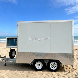 Nuevo Remolque Refrigerado Móvil para Helados y Frutas, con Congelador Exterior, para Venta Ambulante, Diésel, Manual - Product Image 5