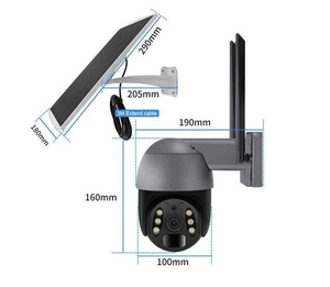 Ngoài trời 1080P Camera an ninh chuyển động phát hiện dễ dàng để thiết lập không dây pin lớn Camera An Ninh với panel năng lượng mặt trời - Product Image 5