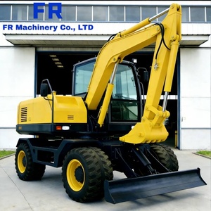 Grande Escavatore Cingolato da 4 Tonnellate, Macchina Movimento Terra 4x4 per Tutti i Terreni, Escavatore Diesel ad Alta Potenza di Scavo FR40 - Product Image 2